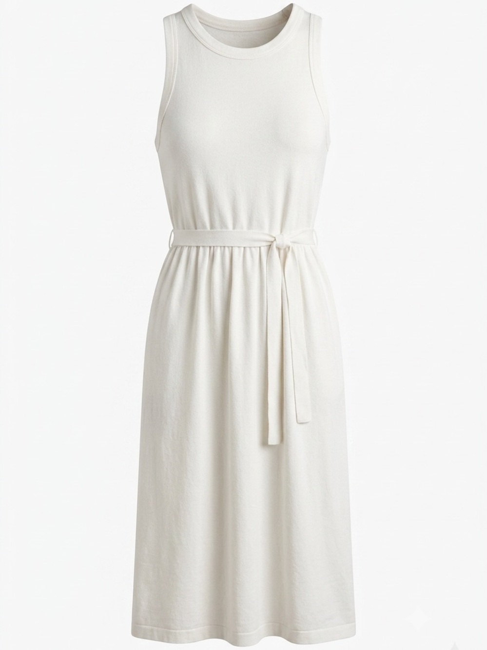 a new day Cream Sleeveless Belted Maxi Dress